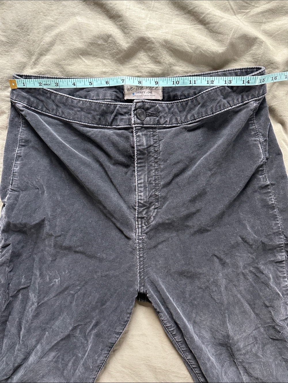 We The Free Float On Charcoal Flare Pants - Picture 5 of 11